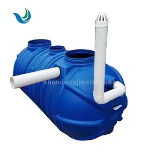 Tanque septico usado para tratamento de descarga doméstica