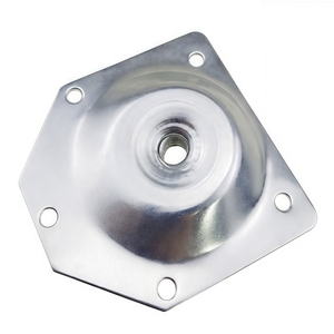 Soportes para patas de sofá caliente, placa de montaje para patas de muebles sólidos nórdicos de 4 piezas, sin Metal hierro de mesas de comedor, contemporáneo galvanizado - Product Image 1