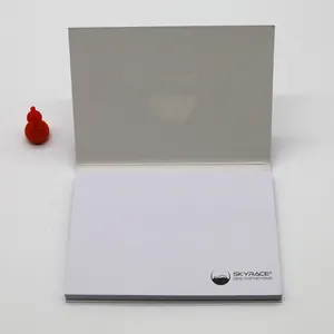 Günstige benutzer definierte Logo-Druck Recycled Adhesive Sticky Pad Briefpapier Office Notepad Sticky Note Custom