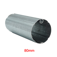 Tube de store rétractable en acier galvanisé, tube rond en aluminium