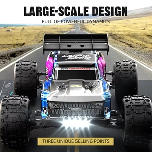 JJRC C8803 Voiture RC tout-terrain 4x4 haute vitesse sans balais pour adultes et enfants, véhicule télécommandé en alliage - Product Image 4