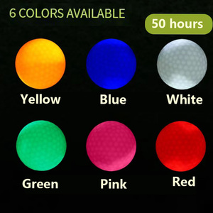 Pelotas <span class=keywords><strong>de</strong></span> Golf LED Premium <span class=keywords><strong>de</strong></span> Tres Piezas, Activadas por Impacto, Duraderas, 6 Colores Cristalinos, Logotipo Personalizado, Brillan en la Oscuridad, para Regalo Festivo - Product Image 3