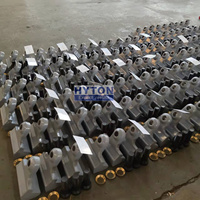 Jeu d'embouts de rotor HT-B96394049O avec insert en carbure de tungstène pour rotor profond Barmac B9100 SE 840 pour pièces de concasseur agrégé VSI