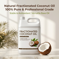 Huile de Coco Fractionnée en Vrac Inodore à Absorption Rapide pour Soins Corporels et Parfums