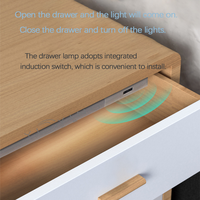 Lemari laci, lemari pakaian, lemari alat makan, pencahayaan 12vDC dengan saklar Sensor pintu inframerah untuk lampu laci IlluminationDiode