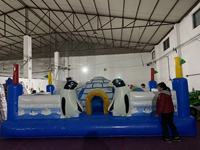 Château gonflable combiné toboggan de haute qualité, durable, en PVC épais et robuste, pour location commerciale