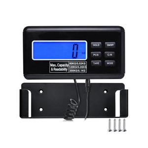 스테인리스 스틸 휴대용 전자 애완동물 저울 대형 플랫폼 동물 디지털 체중계 500KG - Product Image 4