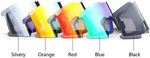Lunettes de ski personnalisées légères à monture noire en TPU avec système magnétique, lunettes de neige pour les sports, lisibles en basse lumière - Product Image 2