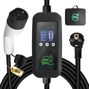 สายชาร์จรถยนต์ไฟฟ้า Type2 ยาว 5 เมตร 16A 230V พร้อมหน้าจอแสดงผล สำหรับใช้ในบ้าน - Product Image 2