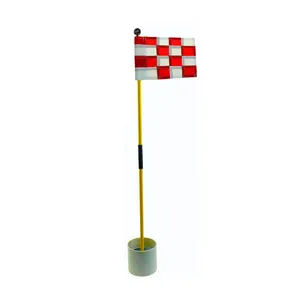 Commercio all'ingrosso In Fibra di vetro putting green palo di bandiera con foro tazza di mini golf flagsticks