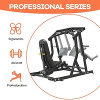 Presse à jambes isolatérale à prix d'usine, équipement de fitness commercial pour salle de sport, machine d'entraînement de force, équipement à charge par plaques