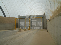 Tienda inflable grande de cúpula de aire para uso industrial Estructura de construcción para aplicaciones de almacén