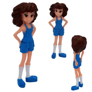 Figure de dessin animé pour fille, figurine d'<span class=keywords><strong>action</strong></span> de dessin animé, jouets mignons de mini jolie fille pour collection - Product Image 6