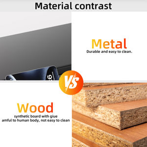 डबल-लेयर कंप्यूटर मॉनिटर ऊंचाई-बढ़ते स्टैंड, सांस लेने की रोशनी के बिना, 70 किलोग्राम तक वजन वहन कर सकता है। - Product Image 5