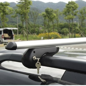 <span class=keywords><strong>Barre</strong></span> de support de bicyclette, <span class=keywords><strong>barre</strong></span> de <span class=keywords><strong>toit</strong></span> en aluminium, <span class=keywords><strong>barre</strong></span> transversale, pour <span class=keywords><strong>toit</strong></span> de voiture, verrouillage, 50x125/135 CM - Product Image 2