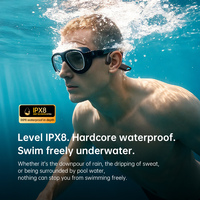 Casque Bluetooth à conduction osseuse de haute qualité personnalisé S7 avec mémoire intégrée de 32 Go, couleur bicolore, étanche à l'eau IPX8 pour la natation