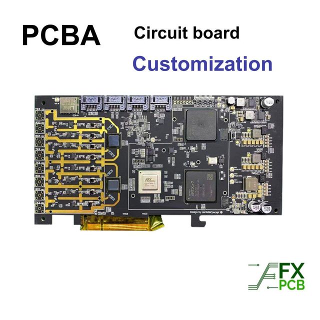 6 Layer Access Control Reader PCB for Parking Lot Management System with ENIG Surface Finish PCB Process PCB Assembly