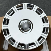 Jantes forgées usinées et polies, à face plate complète, style rétro, pour Lincoln Continental, Cadillac Fleetwood, berline américaine classique