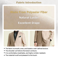 Costume 2 pièces pour homme, veste ajustée à simple boutonnage et pantalon, idéal pour soirée, bal, dîner, mariage, blazer et pantalon de smoking