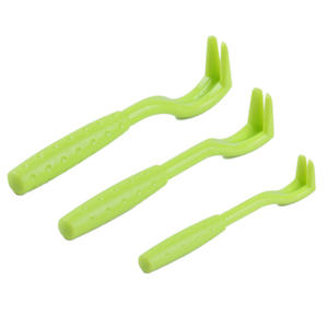 Precios de distribuidor 3 unids/set herramientas de plástico para quitar anzuelos, herramientas para quitar pulgas verdes, oferta a granel gancho para quitar pulgas - Product Image 1