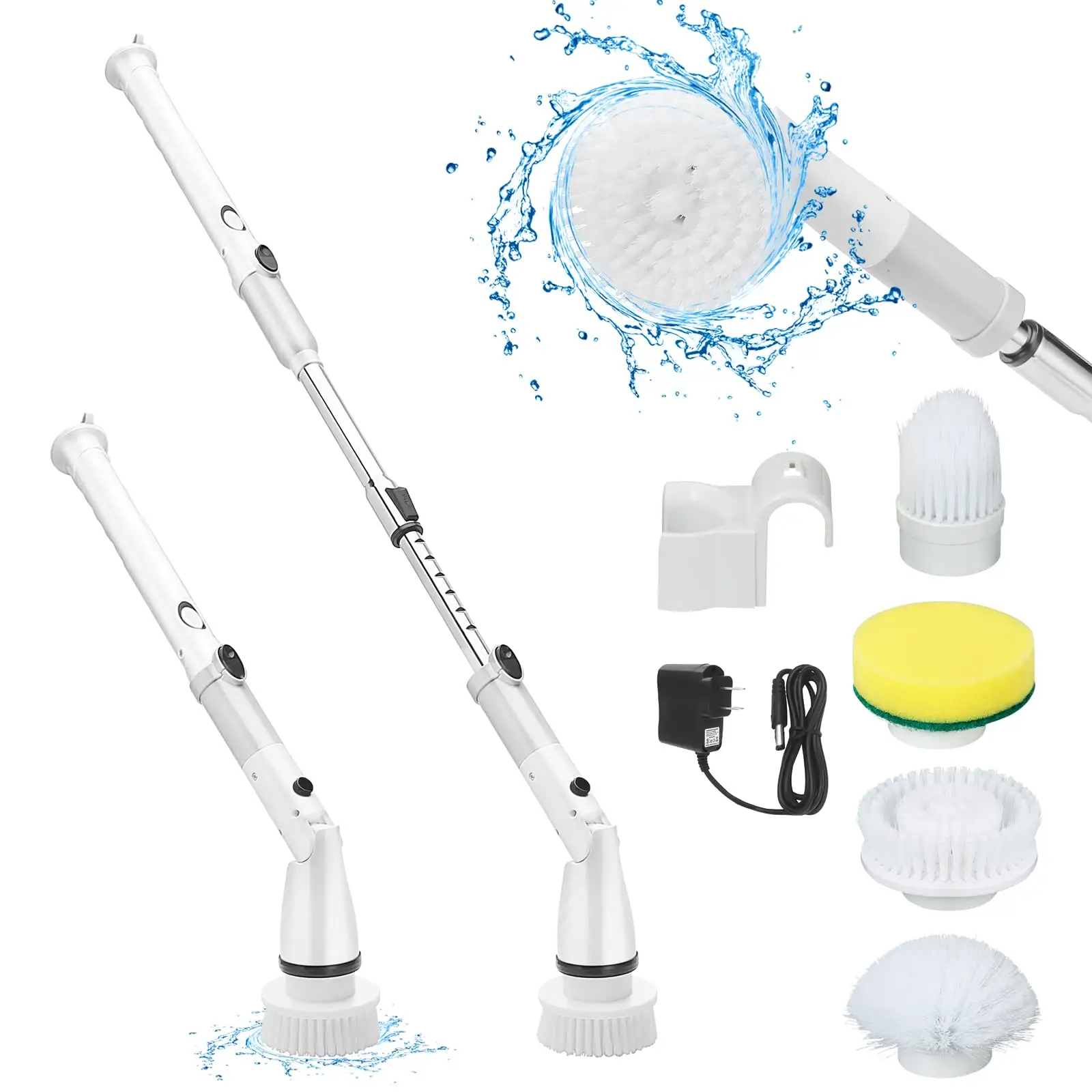 Wholesale Electric Spinning Scrubber Shower Cleaning Brush 4000MAH Rechargeable Electric Spin Scrubber