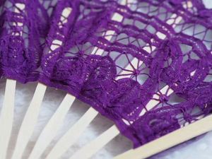 Éventails portables écologiques en bambou, style art populaire et publicitaire de dessins animés, motif décoratif pour mariages et soirées dansantes - Product Image 2