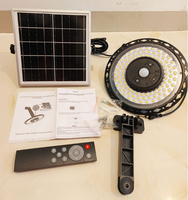 Lampe solaire UFO LED pour jardin, utilisation extérieure et intérieure, IP 65 étanche, réglage de la température de couleur, luminaire suspendu à énergie solaire