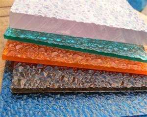 Feuille de <span class=keywords><strong>Polyrise</strong></span> Polycarbonate solide Bayer anti-rayures prismatique gaufré résistance à la chaleur feuilles de Polycarbonate 6mm 10mm - Product Image 5