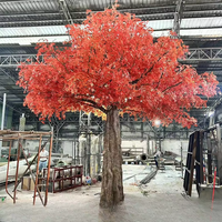 Arbre d'érable artificiel en fibre de verre de 5 m, fait main, pour Noël, Nouvel An, Pâques, décoration intérieure/extérieure, remise de diplôme, écologique et durable