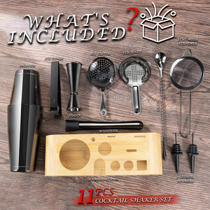 Juego de Coctelería Profesional 2026, Juego de Coctelera Boston con Soporte, Accesorios de Bar, Traje de Coctelero - Product Image 2