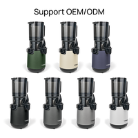 Elektrische stille DC omkeerbare single-gear masticerende slowjuicer met brede invoer, premium kwaliteit, voor gember en groenten, van legering, vaatwasserbestendig, huishoudelijk gebruik