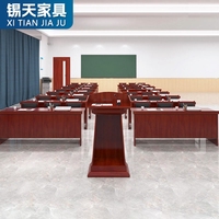 Ensemble de mobilier de bureau moderne XTHYZ-040 fabriqué en Chine comprenant des chaises de table de réunion en mélamine pour réunion en salle de conférence