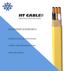 Ul719 600V 14/3 NM-B rắn PVC dây điện cho thị trường USA sử dụng trong nhà màu vàng - Product Image 2