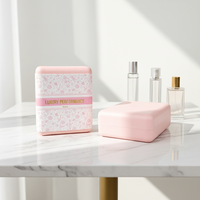 Emballage en pulpe moulée sur mesure de luxe pour parfums et cosmétiques, boîte en pulpe de fibres durables