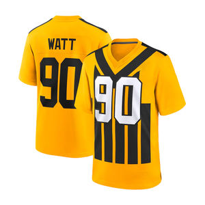 Jersey de Fútbol Americano al por Mayor para Hombre 4 DK Metcalf 8 Aaron Rodgers Pittsburgh Bordado de Calidad Superior Cosido - Product Image 6