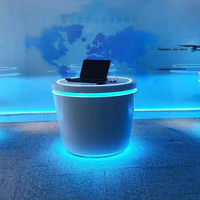 Table d'exposition pour peinture et cuisson, Armoire robotisée intelligente, Drone, Table d'expérience de technologie numérique, Bureau circulaire