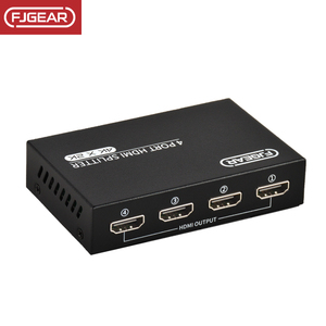 FJ-SM4K104 FJGEAR 3840*2160/30Hz 1 trong 4 ra 4 cổng <span class=keywords><strong>HDMI</strong></span> Video <span class=keywords><strong>Splitter</strong></span> 4K <span class=keywords><strong>HDMI</strong></span> version1.4 với vỏ sắt - Product Image 1