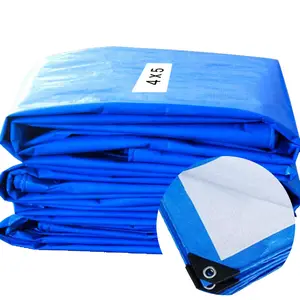 Bâche en tissu livraison gratuite, bâche en tissu HDPE, couleur verte, feuille plastique laminée PE, couverture pour camion