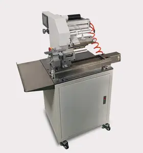 산업 자동적인 탁상용 케이블 철사 꼬리표 상표 스티커 레테르를 붙이는 기계