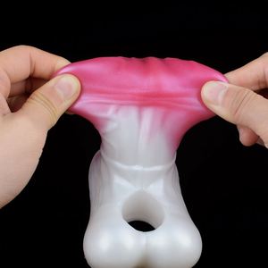 YOCY Funda Realista para Pene de Caballo de 18 cm, Extensor de Pene, Juguetes Sexuales de Fantasía Animal para Parejas, Juego para Adultos, Sex Shop - Product Image 4