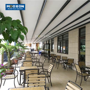 Mooxon Electric Window Awning Shades Sun <strong>Shading</strong> Fabric Auto Canopy PVC Shutters Motorized Retractable <strong>Roof</strong> - Product Image 5