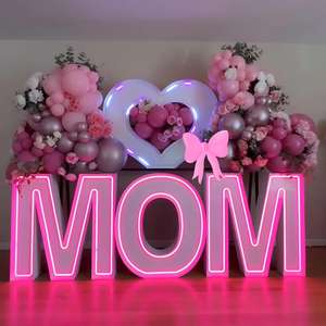 حروف معدنية عملاقة بإضاءة RGB لإضفاء أجواء أنيقة، ارتقِ بحفلات الزفاف أو الحفلات الخاصة بك مع لافتات إلكترونية جذابة - Product Image 6