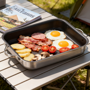 Sử dụng rộng rãi không dính nhôm phẳng nướng chảo vỉ nướng chảo nhôm <span class=keywords><strong>Pan</strong></span> - Product Image 1