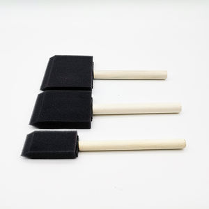 Master D11046 cepillos de limpieza de esquina cepillo de espuma 1 '', 2'', 3 '', 4'' con mango de madera - Product Image 2