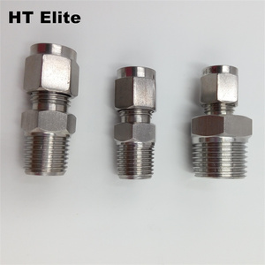 موصل ثيرموكوبيل من الفولاذ المقاوم للصدأ HT Elite بقطر خارجي 1/4 بوصة × 1/4 NPT مقاوم للماء بلون مخصص - Product Image 1