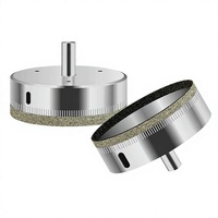 Broca de diamante de 110 mm, modelo M10702, para perforación de mampostería, vidrio, azulejos y mármol; herramienta de perforación electrochapada.