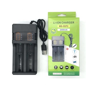 USB 18650 зарядное устройство <span class=keywords><strong>2</strong></span> слота 3,7 В <span class=keywords><strong>Ni</strong></span>-<span class=keywords><strong>MH</strong></span> <span class=keywords><strong>NI</strong></span>-CD аккумуляторные батареи умная Зарядка светодиодная подсветка электрические зарядные устройства - Product Image 6