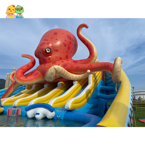 Château gonflable commercial avec toboggan aquatique pour piscine, château gonflable sur mesure pour les enfants, <span class=keywords><strong>en</strong></span> <span class=keywords><strong>vente</strong></span>, parcs aquatiques - Product Image 5
