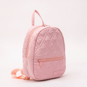 Fashion pink casual lady’s quilted <b>small</b> backpack - Product Image 2