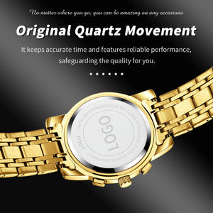 Montre intelligente chronographe squelette de luxe OEM 2856 avec design de volant d'inertie, affichage de la phase lunaire, étanche, classique et tendance - Product Image 5